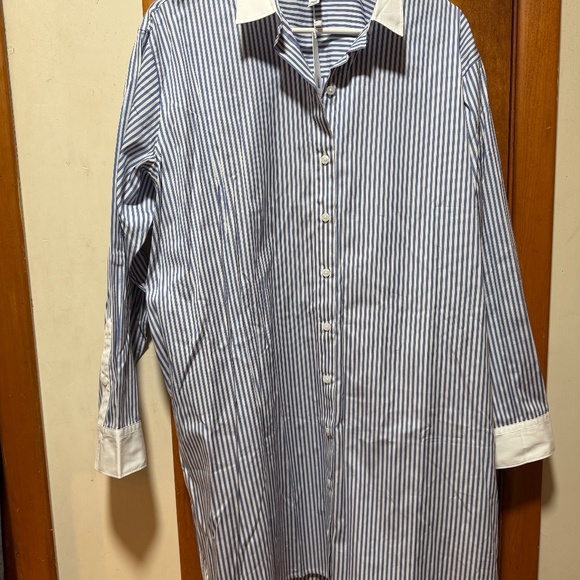SPANX poplin shirt dress NWT - Picture 2 of 5